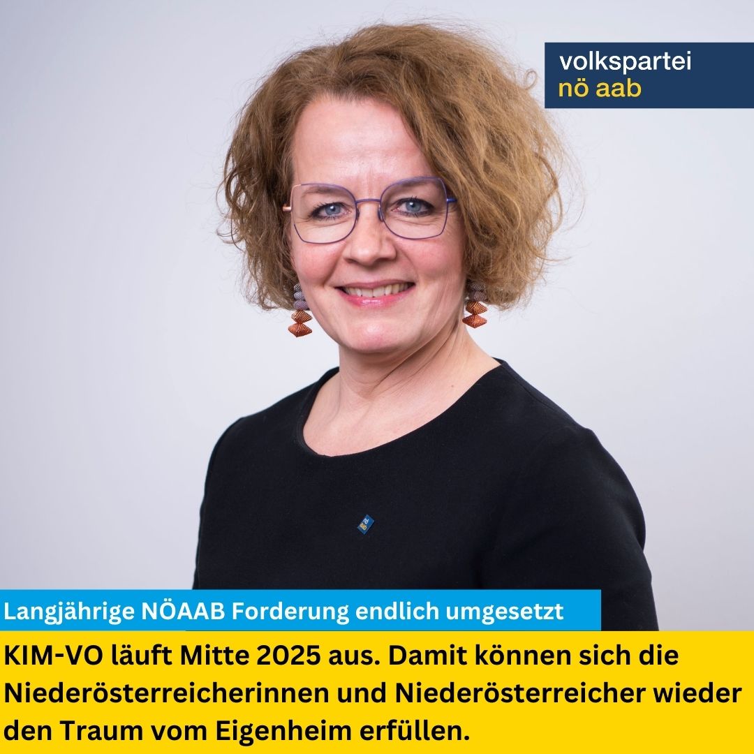 Langjährige NÖAAB Forderung nach Lockerung bei Wohnkrediten endlich umgesetzt