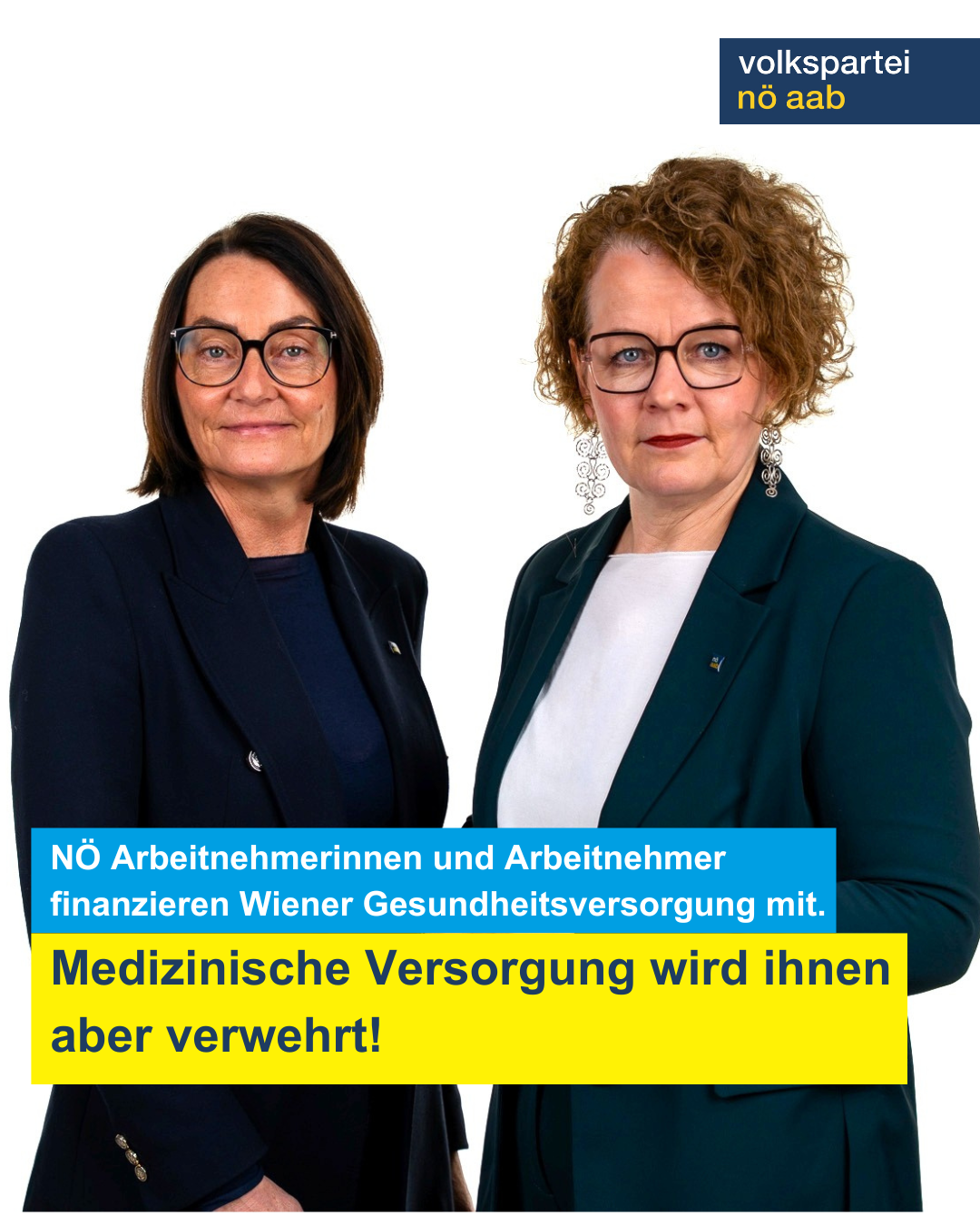 NÖ Arbeitnehmerinnen und Arbeitnehmer finanzieren Wiener Gesundheitsversorgung mit, aber medizinische Versorgung wird ihnen verwehrt